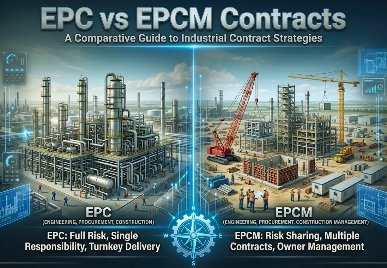 EPC vs EPCM Contracts: How to Choose the Right Engineering Delivery Model for Industrial Project Success