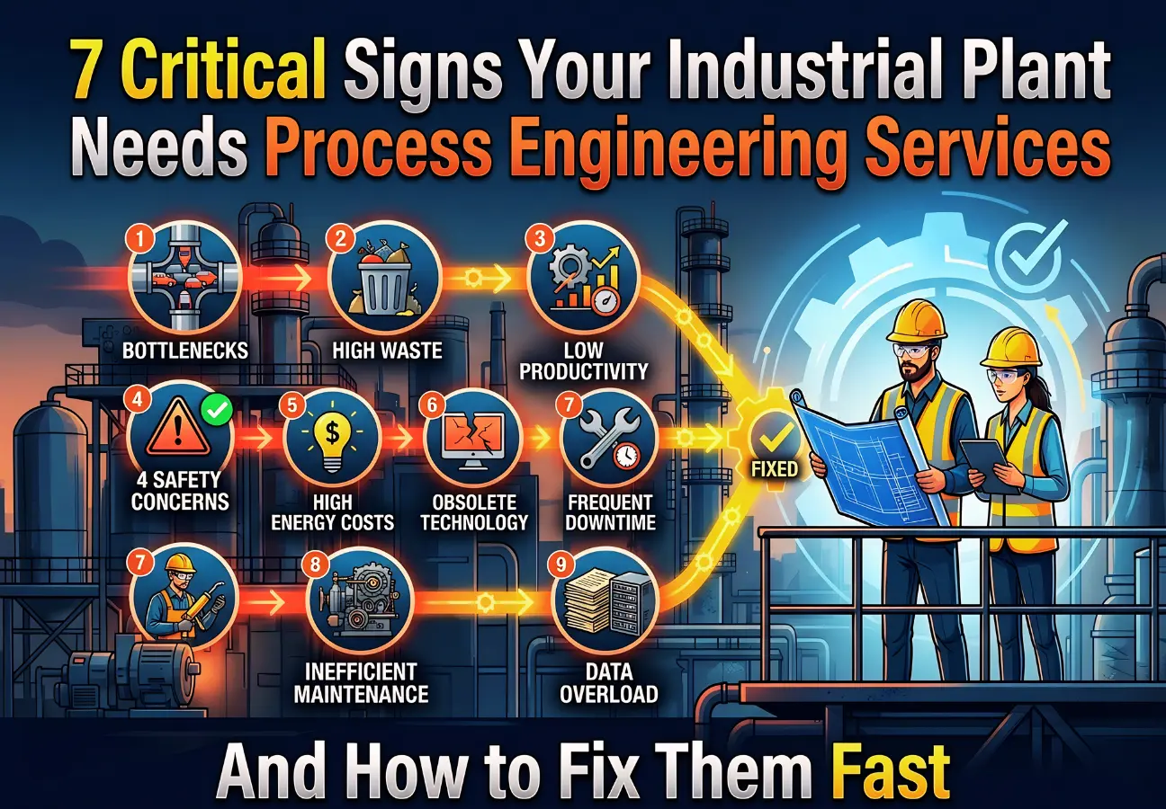 7 Critical Signs Your Industrial Plant Needs Process Engineering Services And How to Fix Them Fast