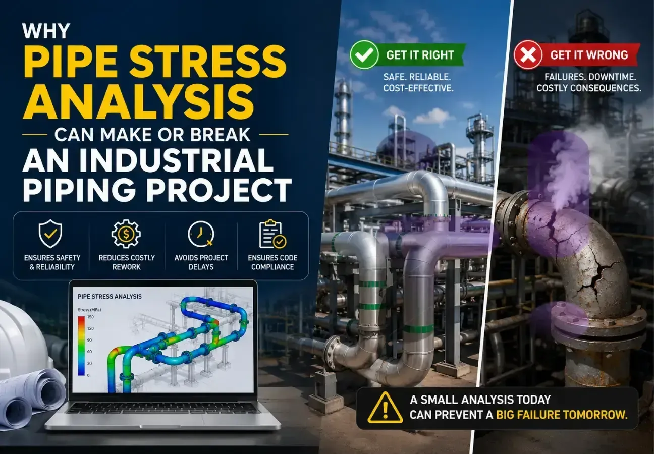 Why Pipe Stress Analysis Can Make or Break an Industrial Piping Project